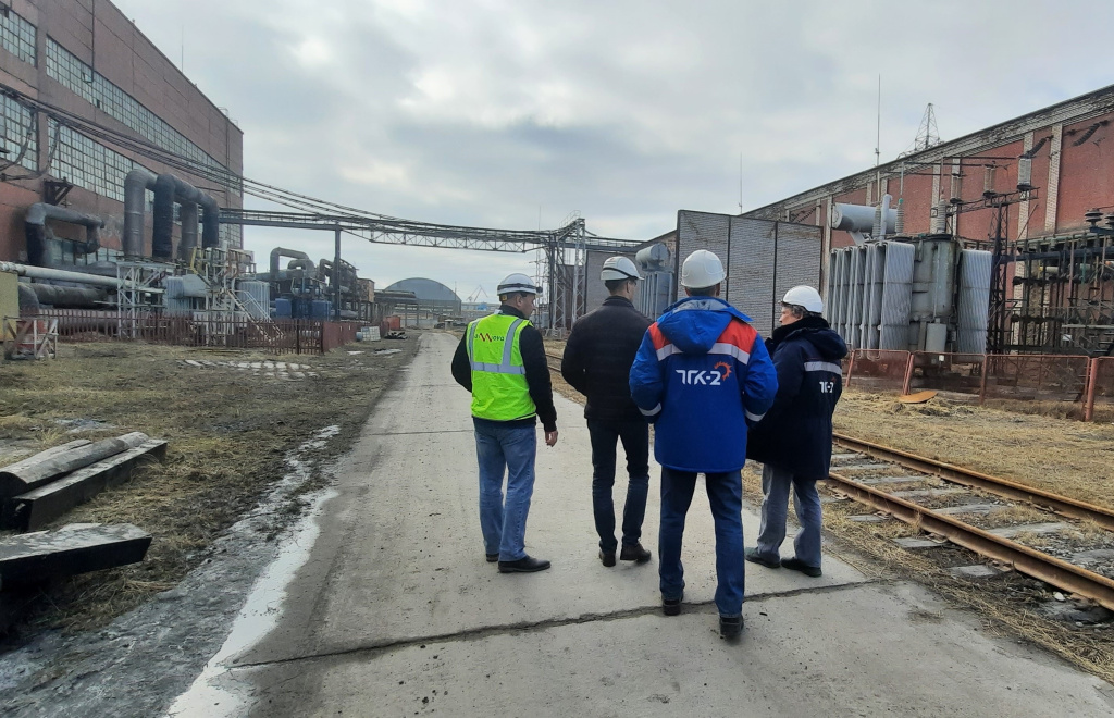 Специалисты АО "ЭННОВА" на Северодвинской ТЭЦ-1